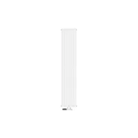 ml-design radiateur à panneaux simple couche 1600 x 300 mm blanc raccord central avec garniture de raccord mural forme d'angle multiblock &amp; thermostat, radiateur de salle de bains design vertical radiateur design radiateur plat chauffage