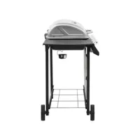 vidaxl barbecue gril à gaz avec 4 brûleurs noir et argenté 48547