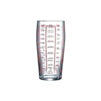 verre mesureur 58 cl - luminarc - transparent - verre