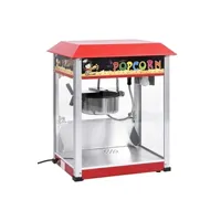 accessoire de cuisine vidaxl machine à pop-corn avec pot de cuisson en téflon 1400 w