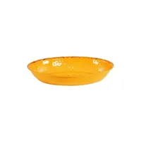 plat / moule l2g plat melamine creux ovale orange gamme casablanca - - - mélaminé420 280x70mm
