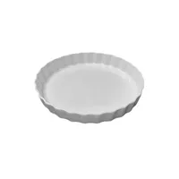 plat / moule porcelaine girard moule à tarte 30 cm - - blanc - porcelaine