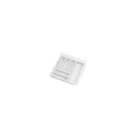 ustensile de cuisine emuca range-couvert optima vertex/concept 500mm (panneau 16mm), module 500 mm, plastique blanc
