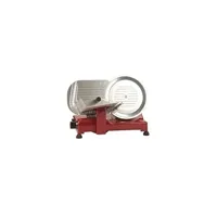 trancheuse ohmex trancheuse rd lusso 25 trancheuse italienne, acier, rouge