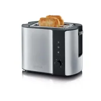 severin toaster 2 fentes inox & noir - 2589