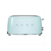 smeg toaster 4 tranches vert d'eau années 50 - tsf02pgeu