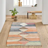 tapis tissé plat en coton mattor