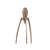 alessi - presse-agrumes 100 values collection en métal, fonte de bronze couleur métal 24.33 x 29 cm designer philippe starck made in design