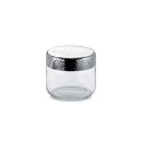 alessi - bocal hermétique veneer en verre, acier inoxydable couleur transparent 19.83 x 13 cm designer patricia urquiola made in design