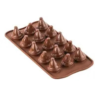 moule 3d chocolat mr and mrs brown en silicone silikomart